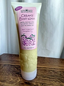 Bath & Body Works Sun Ripened Raspberry Creamy Body Wash 8 oz Rare HTF READ - Picture 1 of 6