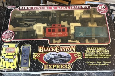 RARE EZTEC #37200 BLACK CANYON EXPRESS TRAIN RADIO CONTROLLED 20' OF TRACK NIB - Image 1 of 4