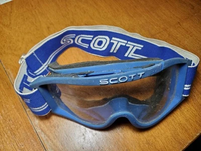 Gafas de motocross Scott vintage azules Foto 1 de 4