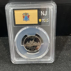 1999 S Gem Proof New Jersey State Quarter Graded At PR69 Deep Cameo Q-11 - Picture 1 of 2