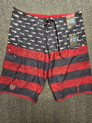 Nuevo con etiquetas Bañador Pelágico Piel de Tiburón Americamo Para Hombres 36 Bandera de EE. UU. Camuflado Foto 1 de 4