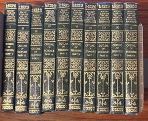 Pocket Library of the World's Essential Knowledge, Complete 10 Vols, HC, 1929 - Picture 1 of 8