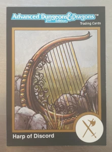 1991 Advanced Dungeons & Dragons Trading Card 2nd Edition #526 Harp of Discord - Picture 1 of 2