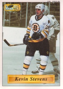 1995-96 Bashan Imperial Super Sticker Hockey #9 Kevin Stevens Boston Bruins
