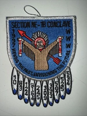 1997 NE-1B OA Conclave Silver Mylar Version (FREE Shipping) - Image 1 of 2