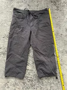 Kavu Women’s Cropped Wide Leg Pants Cotton Blend Gray XL Hiking Climbing Outdoor - Picture 1 of 7