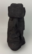 EASTER ISLAND CARVED STONE MOAI HEAD REPLICA