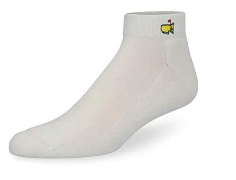 Men's Masters by FootJoy White Pro Dry Sport Solid Socks Cover