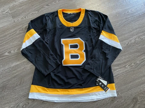 Adidas Men’s Authentic Boston Bruins NHL Hockey Jersey Size 56/XXL ED7642 NEW Cover