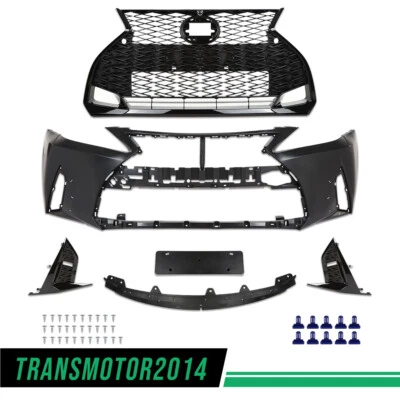 Front Bumper Conversion to 21+ F-Sport Fit For 2006-2013 Lexus IS250 IS350 New - Image 1 of 4
