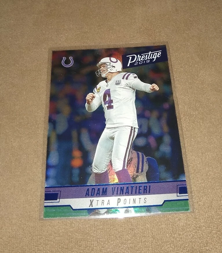 2019 ADAM VINATIERI PRESTIGE XTRA POINTS BLUE (COLTS) - Image 1 of 1