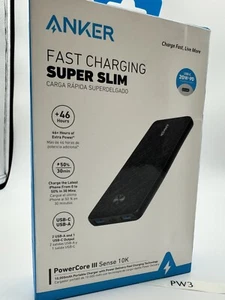 Anker PowerCore III 10K Sense 20W Portable Charger Battery Power Bank OPEN BOX - Picture 1 of 7