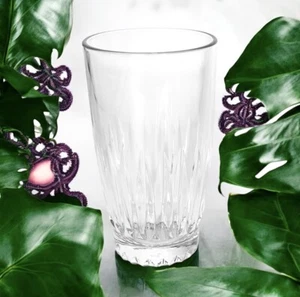 Libbey DuraTuff WINCHESTER Clear Multi Sided Stemware 5 3/8" Beverage Glass EUC - Picture 1 of 6