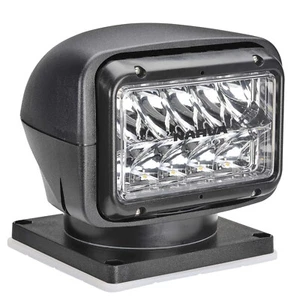 Narva 72806 12 Volt 50 Watt Black LED Remote Control Search Lamp - 5000 Lumens - Picture 1 of 6