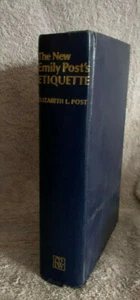 The New Emily Post's Etiquette, 1975 by Elizabeth Post, 978 Pages! Thumb Tabs HB - Picture 1 of 1