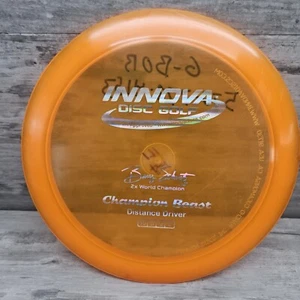 Innova Champion Beast Distance Driver Orange Disc 172 Grams Inked - Picture 1 of 4