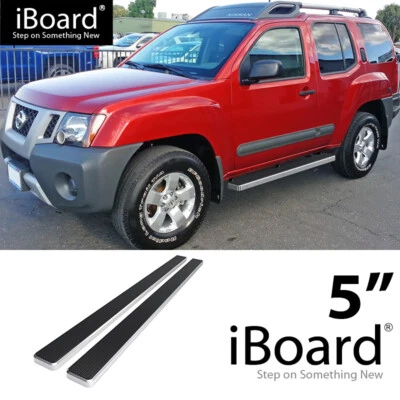 APS Running Board Side Step Nerf Bars 5in Silver Fit Nissan Xterra 05-15 - Изображение 1 из 4