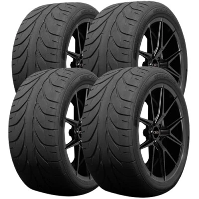 (QTY 4) 245/40ZR18 Kenda Vezda UHP KR20A 97W XL Black Wall Tires Foto 1 de 4