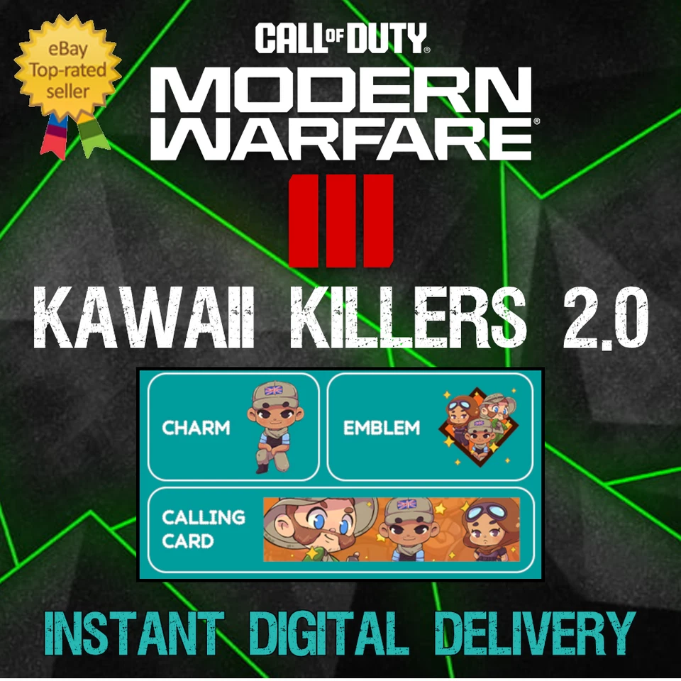 😊 Pacchetto Kawaii Killers 2.0 - Call of Duty Modern Warfare III MW3 MWIII 😊