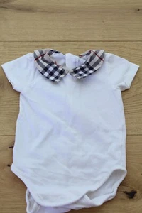 BURBERRY BODY BAMBINO BIANCA TG SIZE 6 MESI 67 CM - Foto 1 di 3