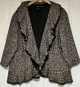 Preswick Moore Jacket Womens Extra Large Retro Glam NYC CityWear Slow Fashion - Picture 1 of 9
