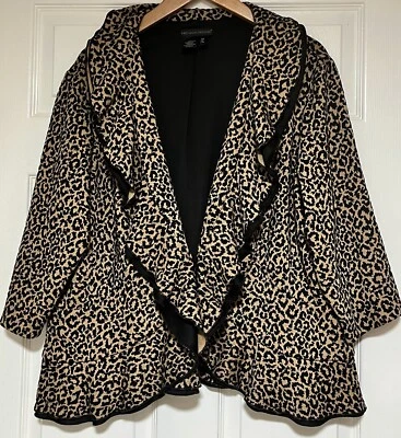 Chaqueta Preswick Moore Mujer Extra Grande Retro Glam NYC CityWear Moda Lenta Foto 1 de 4