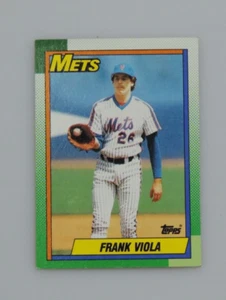 1990 Topps Baseball #470 Frank Viola Card ~ 0005 - Foto 1 di 3