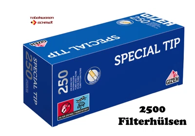2500 Gizeh Special-Tip KingSize-Filterhülsen