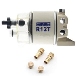 ISURE R12T 15GPH Fuel Filler/Water Separator Diesel Boat Fuel With Fittings - Picture 1 of 8