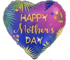 Happy Mother's Day Balloon  18 Inch Heart | Gift for Mum - Picture 1 of 1