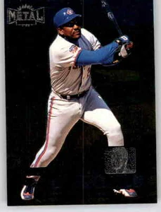 1998 Fleer Metal Universe Joe Carter Foil Base Card MLB PWE Orioles #29 - Picture 1 of 2