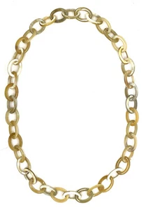 camilieri Horn Büffelhorn Halskette Kette natur beige Hornkette NEU - Bild 1 von 3
