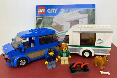 Lego 2017 ☆ City ☆ Recreation - Van & Caravan Set #60117 - Retired - Image 1 of 4