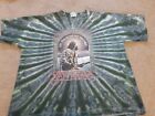1998 Carlos Santana  Psychedelic T Shirt  Pre-Owned GC 2 Sided Graphic 