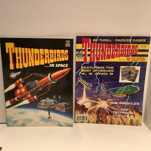 Thunderbirds Comic The Collection No 2 & thunderbirds in space book bundle 1991 - Picture 1 of 4