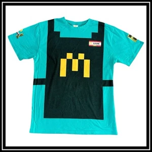 Camiseta de la película McDonalds Minecraft - Empleado Steve PEQUEÑA/MEDIANA - Imagen 1 de 24