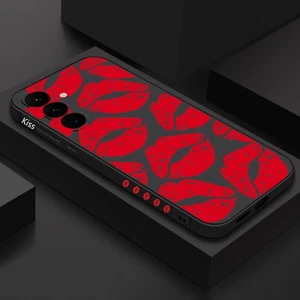 For Samsung Galaxy S25 S24 Ultra S23 S22 S21 FE A16 Lip Kiss Silicone Case Cover - Picture 1 of 19