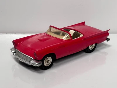 1957 Ford Thunderbird AMT Promo Car Model Friction Motor 1:24 Original Vintage - Image 1 of 4