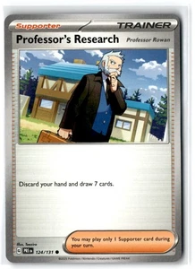 Scarlet & Violet Series - Prismatic Evolutions Professor's Research Common #124 - Picture 1 of 2