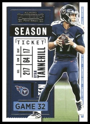 2020 Panini Contenders #9 Ryan Tannehill Tennessee Titans - Image 1 of 2