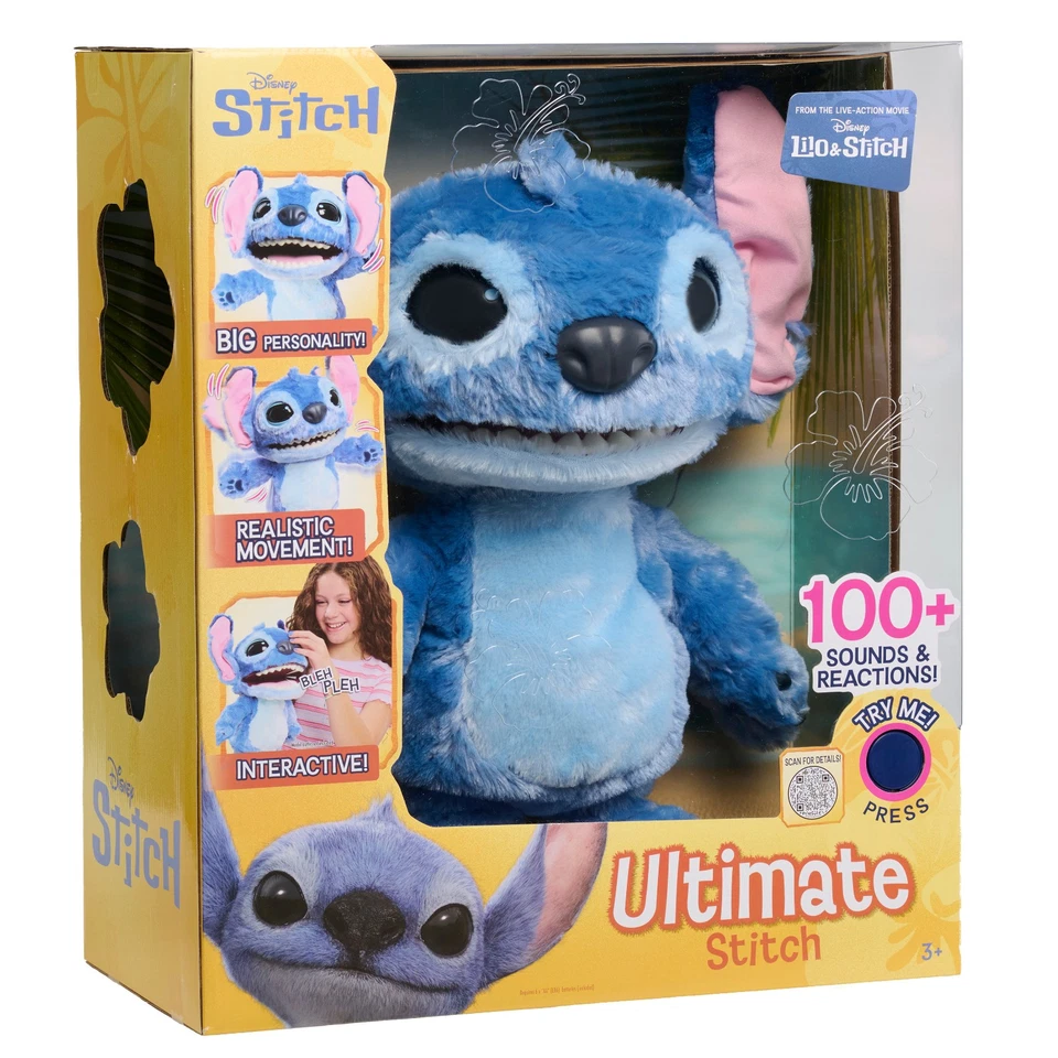 Ultimate Stitch Live Action Feature Plush 17" Tall - Image 1 of 4