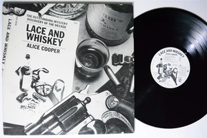 ALICE COOPER Lace And Whiskey WARNER BROS LP 1st press w/fan club flyer - Picture 1 of 3