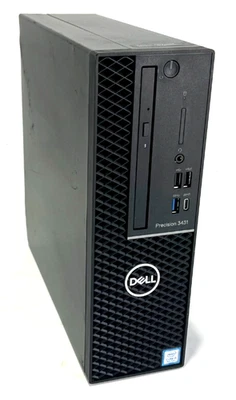 Dell Precision 3431 SFF Desktop i3 9th Gen 128GB SSD 8GB RAM Win 11 Pro (DFH) C - Image 1 of 4