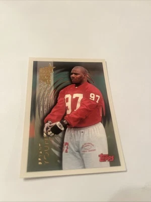1994 Topps Bryant Young San Francisco 49ers RC # 356 Free Shipping  - Image 1 of 2