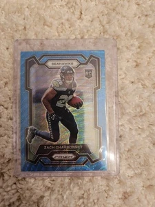 ZACH CHARBONNET 2023 PANINI PRIZM ROOKIE BLUE WAVE SEAHAWKS RC /199 - Picture 1 of 3