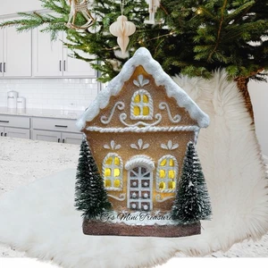 Lebkuchenhaus Weihnachten beleuchtet NEU - Bild 1 von 6