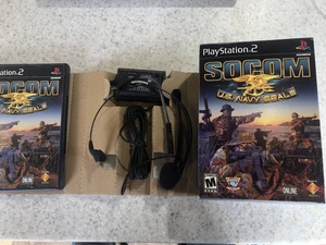 AURICULARES SOCOM US NAVY SEALS PLAYSTATION 2 PS2 PLAY STATION DISCO DE JUEGO COMPLETO - Imagen 1 de 1