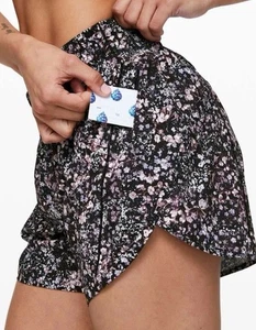 Lululemon Track That MR Short 5” Lined Rapid Flourish Multi Size 6 - Picture 1 of 10