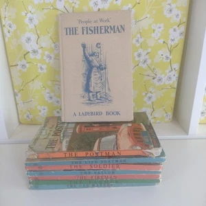 8 Vintage Ladybird Books Series 606B People at Work 1st Editions 2/6" DJ Bundle - Picture 1 of 19