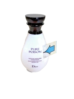 Gel de ducha perfumado hidratante Christian Dior Pure Poison 50 ml 1,7 oz envío gratuito Foto 1 de 2